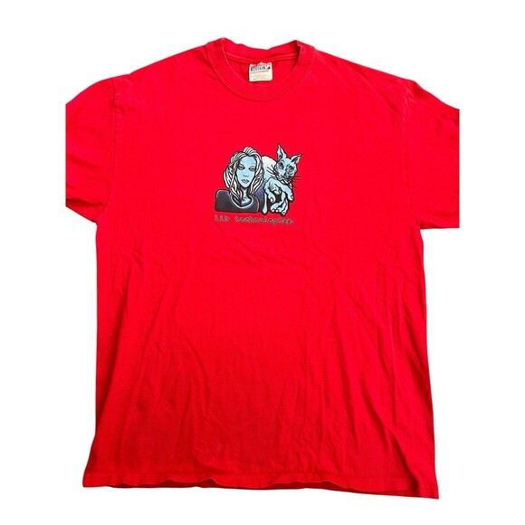 Vtg Lib Technologies Rare Graphic T Shirt Long Sleeve Crewneck L Skate Grunge - Picture 1 of 14